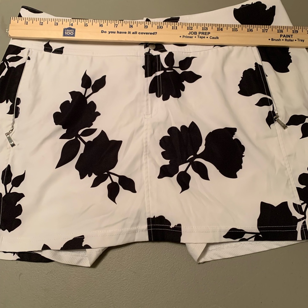 Jofit skort golf tennis zipper pockets, snap front